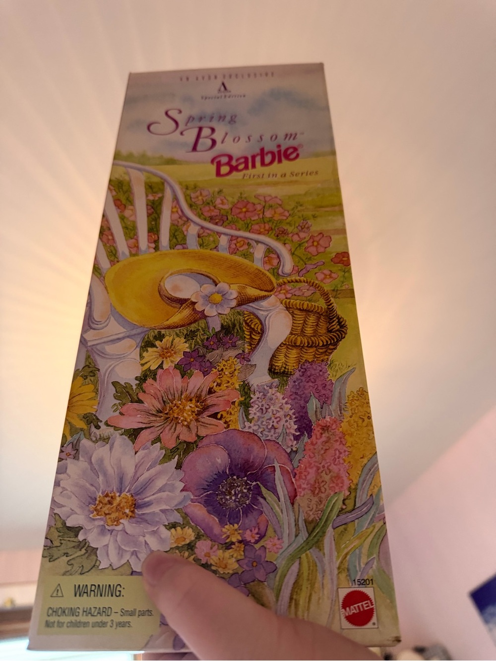 Barbie Floral Bath & Body Set - Yellow Hat with Pink & Purple Blooms